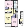 エアリーヴィラ 2LDKの間取り