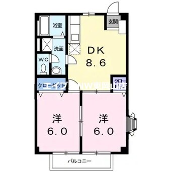 間取図 ニューシティレスポワール