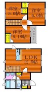 芽ばえ　Ⅱ 3LDKの間取り