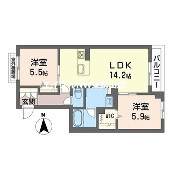 間取図 ラ・パルテール旭川　　11番館