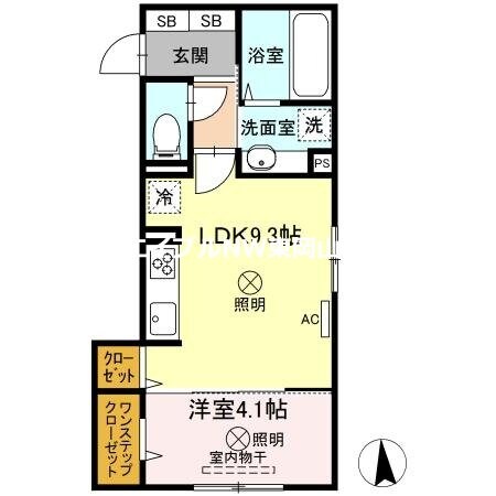 間取り図 D-ROOM大元駅前