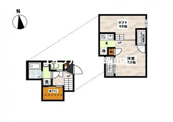 間取図 ADC東岡山ミモザ
