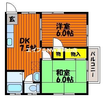 間取図 コーポエスポワール