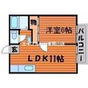 エトワール東岡山Ⅱ 1LDKの間取り