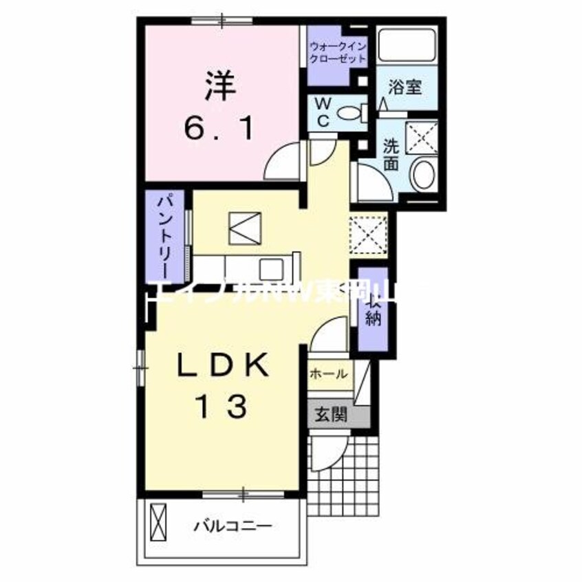 間取図 サンフォレスト