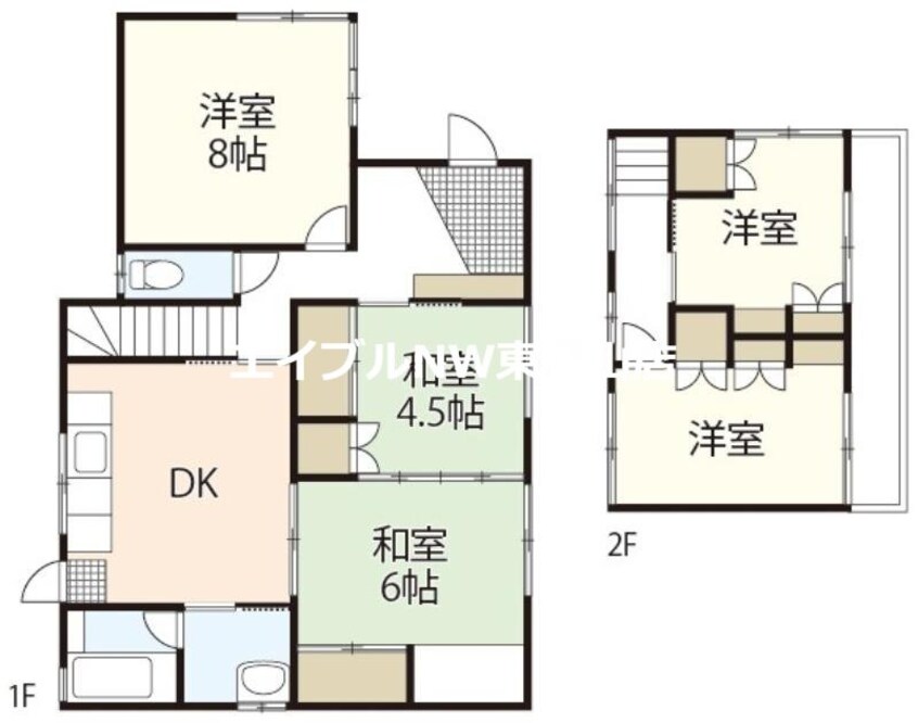 間取図 瀬戸町貸家