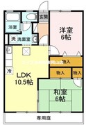 ディアコートの間取図