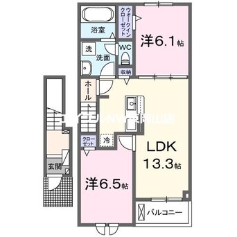 間取図 クレールヴィラ