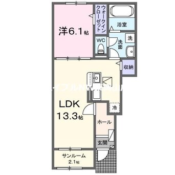 間取図 クレールヴィラ