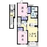 カプチーノ　Ａ 2LDKの間取り