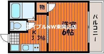 間取図 パークプレイス西川原Ⅰ・Ⅱ号棟