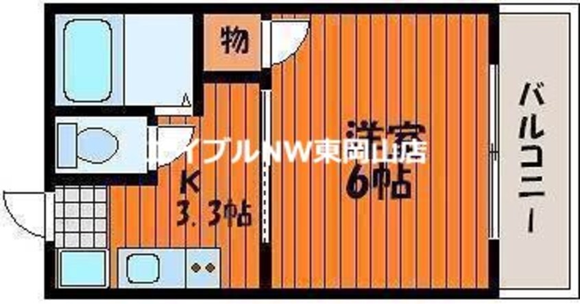 間取図 パークプレイス西川原Ⅰ・Ⅱ号棟