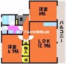 サンライズパレス 2LDKの間取り