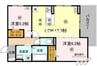 ル　コンテ 2LDKの間取り