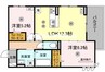 ル　コンテ 2LDKの間取り