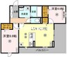 ル　コンテ 2LDKの間取り