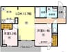 ル　コンテ 2LDKの間取り