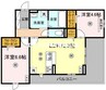 ル　コンテ 2LDKの間取り