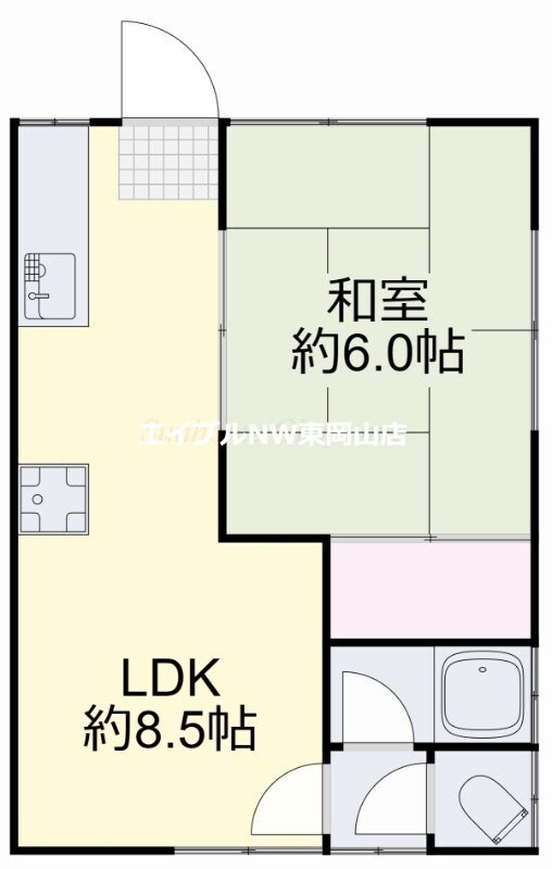 間取り図 中井コーポＢ