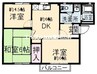 フレグランス南風Ⅱ　Ａ棟 3DKの間取り
