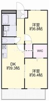 ホワイトマンション八反田 2DKの間取り