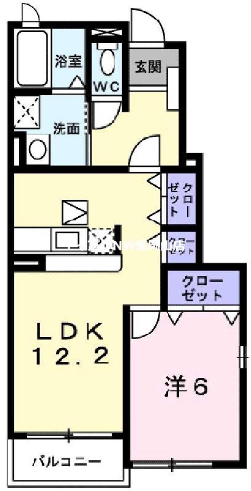 間取図 メゾン・ジェルメＢ