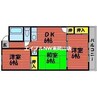 ピジョン兼基 3DKの間取り
