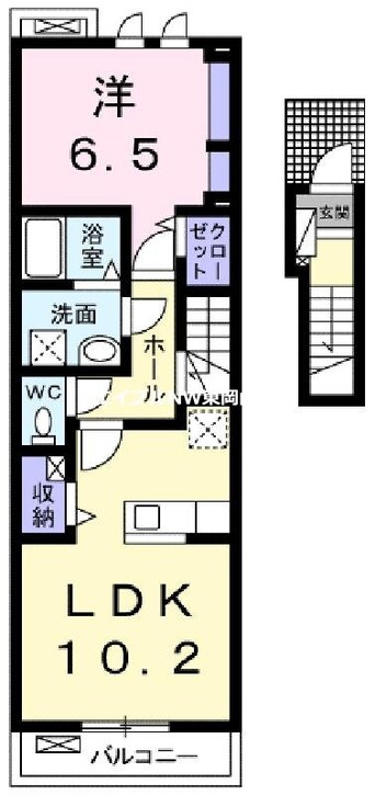 間取図 リアンジュ