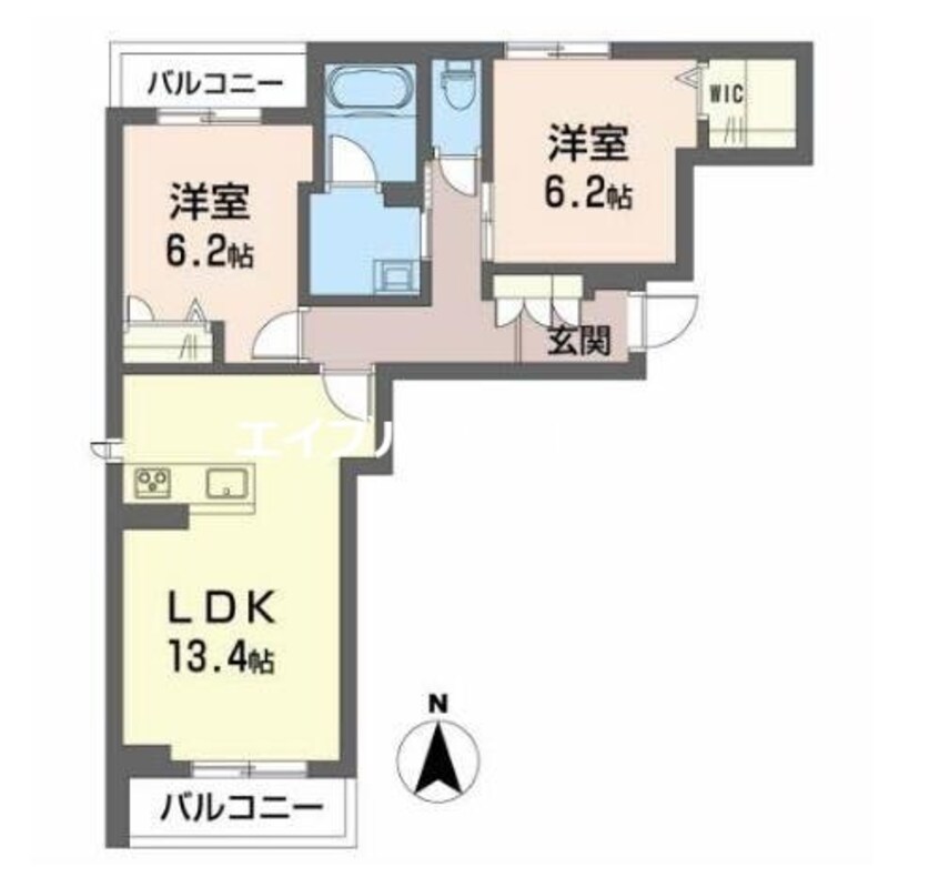 間取図 メゾン・ド・ポワール