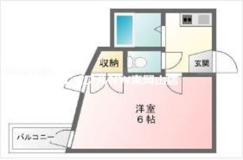 間取図 ボヌール小橋