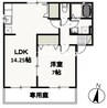 タウンハイツ山崎　Ｂ棟 1LDKの間取り