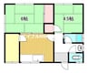 古都宿借家 3DKの間取り
