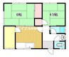 古都宿借家 3DKの間取り