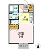 グランドソレーユ 1Kの間取り