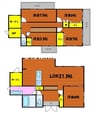 住吉町戸建 5LDKの間取り