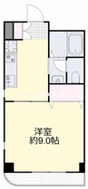 DIAS-U Ⅲ 1Kの間取り