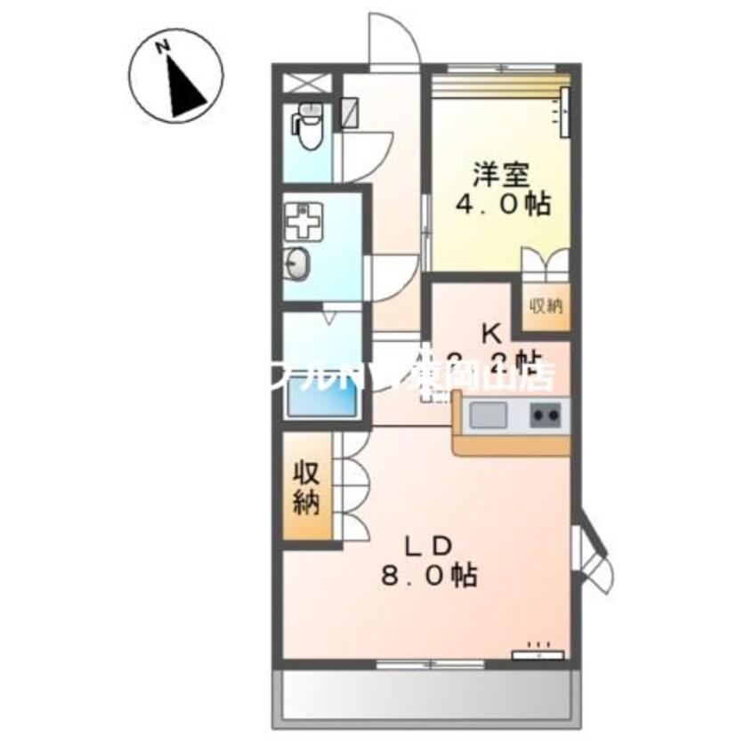 間取図 ミロワール伍番館