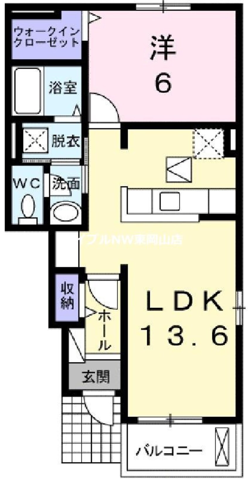 間取図 フレスクーラ　Ａ