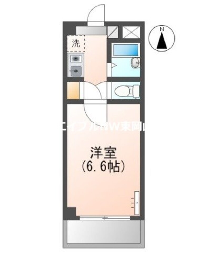 間取図 プレアール高島