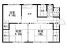 中井貸家 3DKの間取り