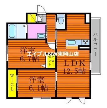 間取図 シャーメゾン沖