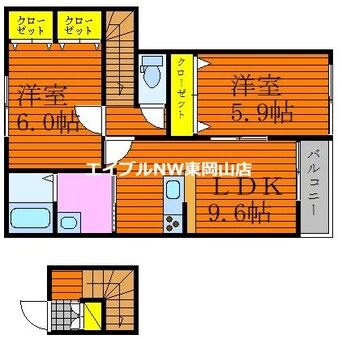 間取図 ブラッサム