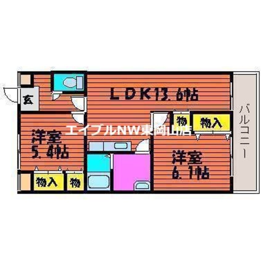 間取図 サラージュ