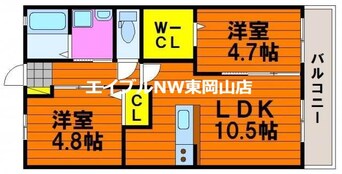 間取図 ラ・セーヌ藤崎A棟