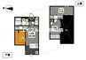 ADC高島駅南glee 1LDKの間取り