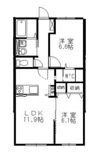 間取図 メゾンドボヌール