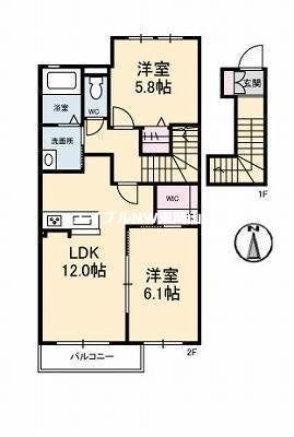 間取り図 ハピネス浜