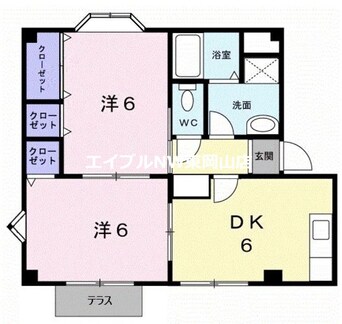 間取図 メモリーオキ２３３