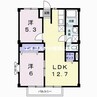 ノートル・メゾン 2LDKの間取り