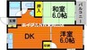 プレール清水 2DKの間取り